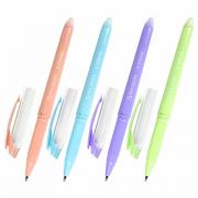Ручка стираемая гелевая с грипом BRAUBERG X-ERASE PASTEL, СИНЯЯ, узел 0,7 мм, линия 0,35 мм, 143953 - Премиум Сервис