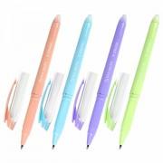 Ручка стираемая гелевая с грипом BRAUBERG X-ERASE PASTEL, СИНЯЯ, узел 0,7 мм, линия 0,35 мм, 143953 - Премиум Сервис