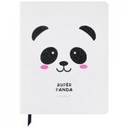 Дневник 1-11 класс 48 л., кожзам (твердая), печать, глиттер, ЮНЛАНДИЯ, "Панда", 106558 - Премиум Сервис