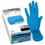 Перчатки латексные смотровые MANUAL HIGH RISK HR419 Австрия, 25 пар (50шт), размер ХL очень большой - Премиум Сервис