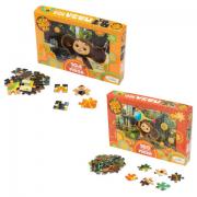 Пазл картонный 104,160 элементов АССОРТИ Чебурашка, 2 вида, 220х330мм, ORIGAMI - Премиум Сервис