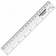 Линейка пластиковая 20 см, ОФИСМАГ, прозрачная, европодвес, 210285 - Премиум Сервис