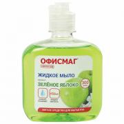 Мыло жидкое 300 г ОФИСМАГ, "Зеленое яблоко", флип топ, 606778 - Премиум Сервис