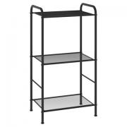 Стеллаж на металлокаркасе "Валенсия-13", 455х300х855 мм, 3 полки, черный, СТВ13 Ч - Премиум Сервис