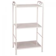 Стеллаж на металлокаркасе "Валенсия-13", 455х300х855 мм, 3 полки, белый, СТВ13 Б - Премиум Сервис