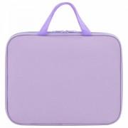 Папка на молнии с ручками STAFF EVERYDAY А4, полиэстер, нежно-фиолетовый, 272185 - Премиум Сервис