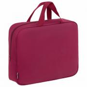 Папка на молнии с ручками STAFF EVERYDAY А4, 1 отделение, полиэстер, 80мм, бордовый, 272187 - Премиум Сервис