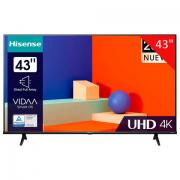 Телевизор HISENSE 43A6K, 43" (108 см), 3840 x 2160, 4K, 16:9, SmartTV, Wi-Fi, черный - Премиум Сервис