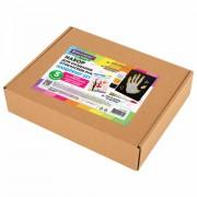 Набор отпечатки рук: холст 18х24 см, перламутр 3 цвета, кисть + сертификат В ПОДАРОК, BRAUBERG HOBBY, 192531 - Премиум Сервис