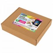 Набор отпечатки рук: холст 24х30 см, перламутр 6 цветов, кисть + сертификат В ПОДАРОК, BRAUBERG HOBBY, 192533 - Премиум Сервис