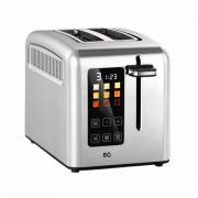 Тостер BQ (БИ-КЬЮ) T2002, 950 Вт, 2 тоста, 9 режимов, сенсорное управление, нержавеющая сталь, 86197754 - Премиум Сервис