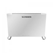 Обогреватель-конвектор SONNEN ONYX-1000.1, 1000 Вт, Х-образный нагревательный элемент, белый, 457629 - Премиум Сервис