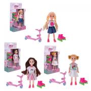 КУКЛА "Alisa Little Love", НАБОР, с самокатом и роликами, 14,4 см, АССОРТИ, 3 вида, 1TOY - Премиум Сервис