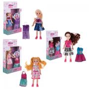 КУКЛА "Alisa Little Love", НАБОР, 2 платья, 14,4 см, АССОРТИ, 3 вида, 1TOY - Премиум Сервис