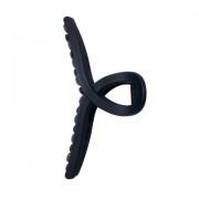 Краб для волос "Петелька", 11 см, soft touch, чёрный MONTE VITA 457006 - Премиум Сервис