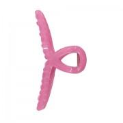 Краб для волос "Петелька", 11 см, глянцевый, розовый MONTE VITA 457007 - Премиум Сервис