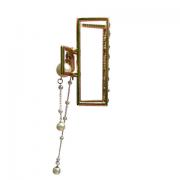 Краб для волос 7,5 см, с подвесками, золотистый, АССОРТИ, MONTE VITA 457019 - Премиум Сервис