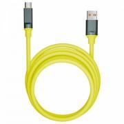 Кабель BOLD USB -TypeC 1 м 3А, SMARTBUY для быстрой зарядки и передачи данных, толстый, желтый 18133, 3112BOLD-YELLOW - Премиум Сервис