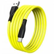 Кабель S21 USB -Type C, 1 м, 3 А, SMARTBUY, для зарядки и передачи данных, желтый 934, iK-3112-S21by - Премиум Сервис