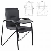 Кресло со столом BRABIX "Samba CF-108 BOX-2", черный каркас, кожзам черный, разобрано, 533217 - Премиум Сервис