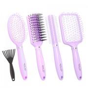 Расческа для волос НАБОР 4 шт + щетка для чистки В ПОДАРОК MONTE VITA (МОНТЕ ВИТА), 457437 - Премиум Сервис