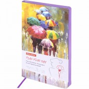 ���������� �������������� �5 (138�213 ��), BRAUBERG VISTA, ��� ����, ������, 136 �., "Watercolour rain", 112005 - ������� ������