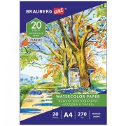 ����� ��� �������� �4, 20 �., 270 �/�2, ������ �����, BRAUBERG ART CLASSIC, "������� � �����", 114398 - ������� ������