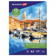 ����� ��� �������� ������� �3, 10 �., 270 �/�, ������ �����, BRAUBERG ART CLASSIC, "������", 114399 - ������� ������