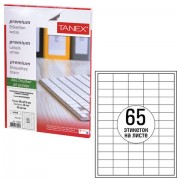 �������� ������������� 38,1�21,2 ��, 65 ��������, �����, 70�/�2, 50 ������, TANEX, ����� ���������, 114542, TW-2165 - ������� ������