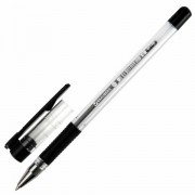 Ручка шариковая с грипом BRAUBERG "X-Writer", ЧЕРНАЯ, узел 0,7 мм, линия письма 0,35 мм, 142404 - Премиум Сервис