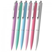 Ручка шариковая автомат. SCHNEIDER (Германия) "K15 Pastel", СИНЯЯ, пастель ассорти, узел 1 мм, 130840 - Премиум Сервис