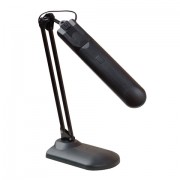 Настольная лампа светильник Дельта У на подставке, ЛЮМИНЕСЦЕНТНАЯ, цоколь 2G7, 11 Вт, чёрный - Премиум Сервис