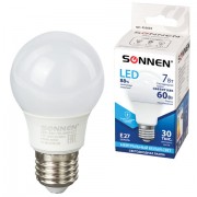   SONNEN, 7 (60) ,  27, ,   , 30000 , LED A55-7W-4000-E27, 453694 -  