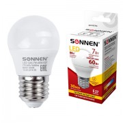   SONNEN, 7 (60) ,  E27, ,   , 30000 , LED G45-7W-2700-E27, 453703 -  