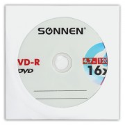  DVD-R SONNEN, 4,7 Gb, 16x,   (1 ), 512576 -  
