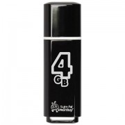 ����-���� 4 GB, SMARTBUY Glossy, USB 2.0, ������, SB4GBGS-K - ������� ������