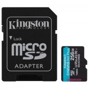   microSDXC 256GB KINGSTON Canvas Go Plus UHS-I U3, 170 / (class 10), SDCG3/256GB -  