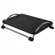 Подставка для ног BRAUBERG офисная, 43,5х33 см, регулируемый угол наклона, черная, 531488 - Премиум Сервис