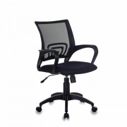 Кресло CH-695N/BLACK, с подлокотниками, сетка, черное - Премиум Сервис