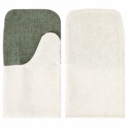 Рукавицы хлопчатобумажные, КОМПЛЕКТ 5 ПАР, плотность 380 г/м2, брезентовый огнеупорный наладонник, LAIMA, 600803 - Премиум Сервис