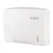 Диспенсер для полотенец LAIMA PROFESSIONAL ORIGINAL (Система H2), Z-сложения, белый, ABS-пластик, 605759 - Премиум Сервис