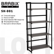 ������� �� �������������� BRABIX "LOFT SH-001", 600�300�1250 ��, ��������, ���� ��� �����, 641229 - ������� ������