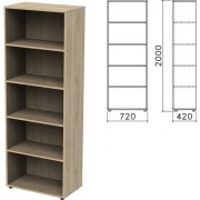 Шкаф (стеллаж) "Приоритет", 720х420х2000 мм, 4 полки, кронберг, К-934, К-934 кронберг - Премиум Сервис