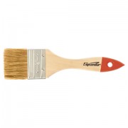 Кисть плоская 50 мм, натуральная щетина, деревянная ручка, для масляных красок, лаков, SPARTA, 824305 - Премиум Сервис