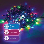 ���������������-���� ��������� "��������" 5 �, 100 LED, �������������, 220 V, ����������, ������� ������, 591099 - ������� ������