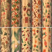 ������ ����������� ���������� "Christmas Kraft" 70*100��, 10 �������� �������, ������� ������, 592053 - ������� ������