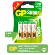 ��������� �������������� ����� 8�� (����� 4+4) GP AA+��� (HR6+HR03) 2650mAh+930mAh, 2, 270AA/100AAA - ������� ������