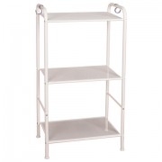 Стеллаж на металлокаркасе "Валенсия-13", 455х300х855 мм, 3 полки, белый, СТВ13 Б - Премиум Сервис