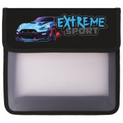 Папка для тетрадей ЮНЛАНДИЯ А5, пластик, 2 отделения, клапан на липучке, Extreme, 272190 - Премиум Сервис