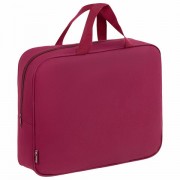 Папка на молнии с ручками STAFF EVERYDAY А4, 1 отделение, полиэстер, 80мм, бордовый, 272187 - Премиум Сервис